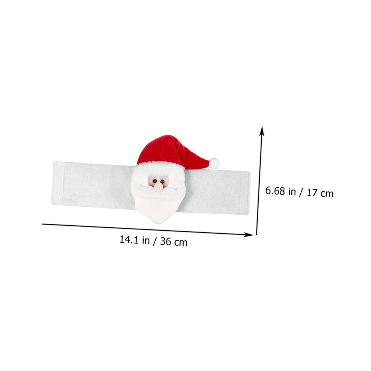 HYLYING - Fermatenda natalizia con fibbia, motivo Babbo Natale, pupazzo di neve, con graziosi ornamenti per tende, con fibbia creativa per decorazione