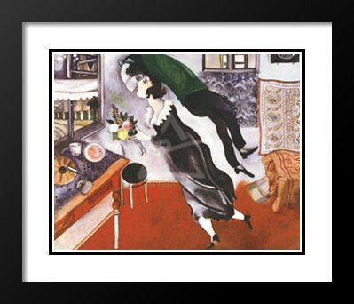 Amazon.com: Marc Chagall Framed and Double Matted Art Print 20x23