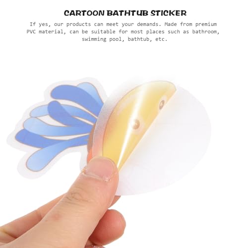 Pegatinas antideslizantes bañera infantil de PVC educativo para suelo de ducha 4