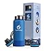 Hydro2Go® Borraccia in Acciaio Inossidabile X-AlpsBottle - 1000ml / 1l | Thermos Isolato sottovuoto + 3 Tappi per Bere | Matraccio a Tenuta stagna | Borraccia Sportiva da Esterno a Doppia Parete