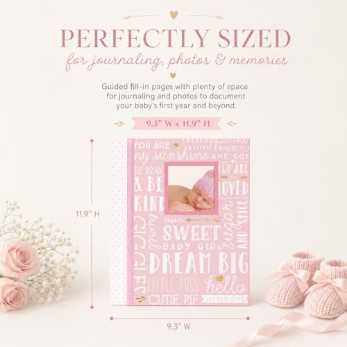 Lil' Peach Dream Big Wordplay Baby Memory Book, Pink (92270) by Lil Peach - Image 3