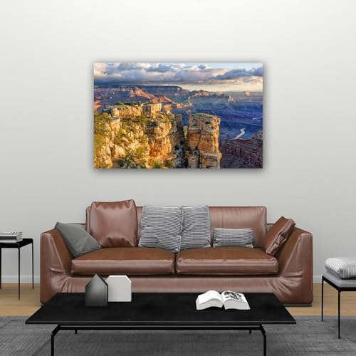 Tableau mural canyon 30x48cm : impression sur toile nature moderne - 3