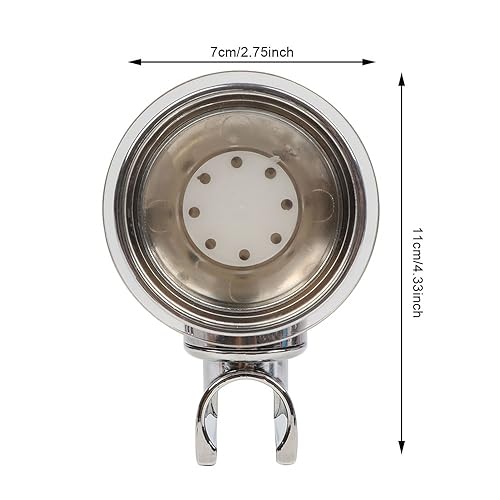 Soporte para cabezal de ducha de pared con ventosa universal y ajuste rotatorio de 360 grados 7