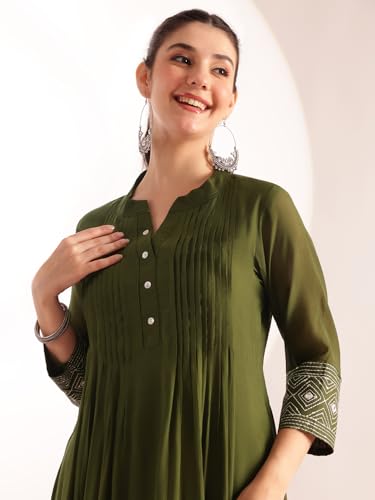 Image of Vbuyz Women'S Cotton Floral Print Straight Stitched Kurta Pant With Dupatta