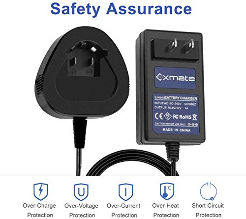 Exmate 12V Battery Charger Compatible with Dremel 8200 8220 8300 B812-02 B812-01 pod Style Lithium Battery (NOT for Ni-MH/Ni-CD Battery) by Exmate - Image 6