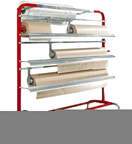T4W 4P Mobile-Moveable Paper Abrollgerät Papierabroller 3 Rolls 150 x 60 x 128 CM (59235)