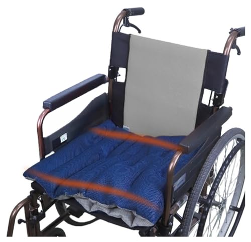 HUTRADE Cojín Anti-Deslizamiento para Silla De Ruedas, Cojín Antiescaras para Silla De Ruedas Cojín Fijadora Anti-volteo Cojín Soporte Lumbar para Pacientes con Movilidad Reducida