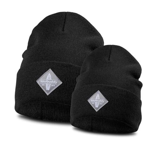 Lot de 2 bonnets pour couple Soulbuddy le cadeau parfait en 3 tailles
