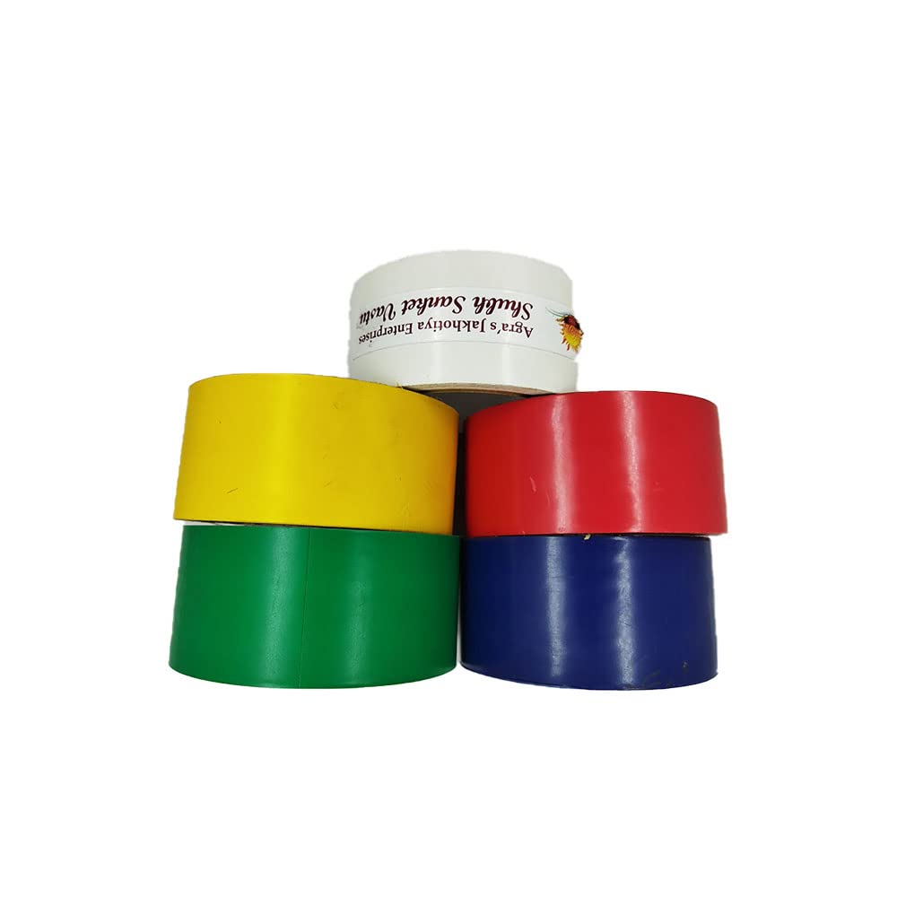 Shubh Sanket Vastu Multicolor Tapes for Vastu Dosh for Bathroom and Entrance (Size:- 2 Inches, Length : 25 Meter) - Pack of 5 (B09WJ22J88) Amazon Price History, Amazon Price Tracker