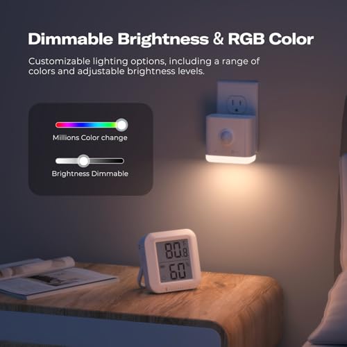 Image of THIRDREALITY Smart Night Light-T,Support Matter Over Thread,3-in-1 RGB Color Night Light with Motion & Illumination Sensor,Local Control,Work with Home Assistant,Apple Home,Alexa,Google Home&Homey