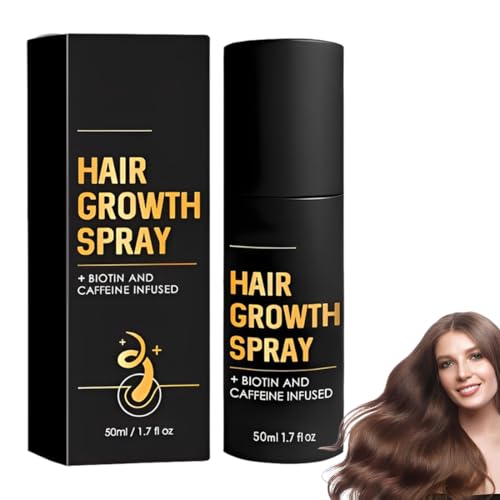 Teegxddy 1 Pieza Activador del Crecimiento del Cabello - Hair Growth Spray - Ingrediente Activo - 50 ml de Spray Alta Dosis - Tónico para el Crecimiento Rápido del Pelo - para Hombres y Mujeres