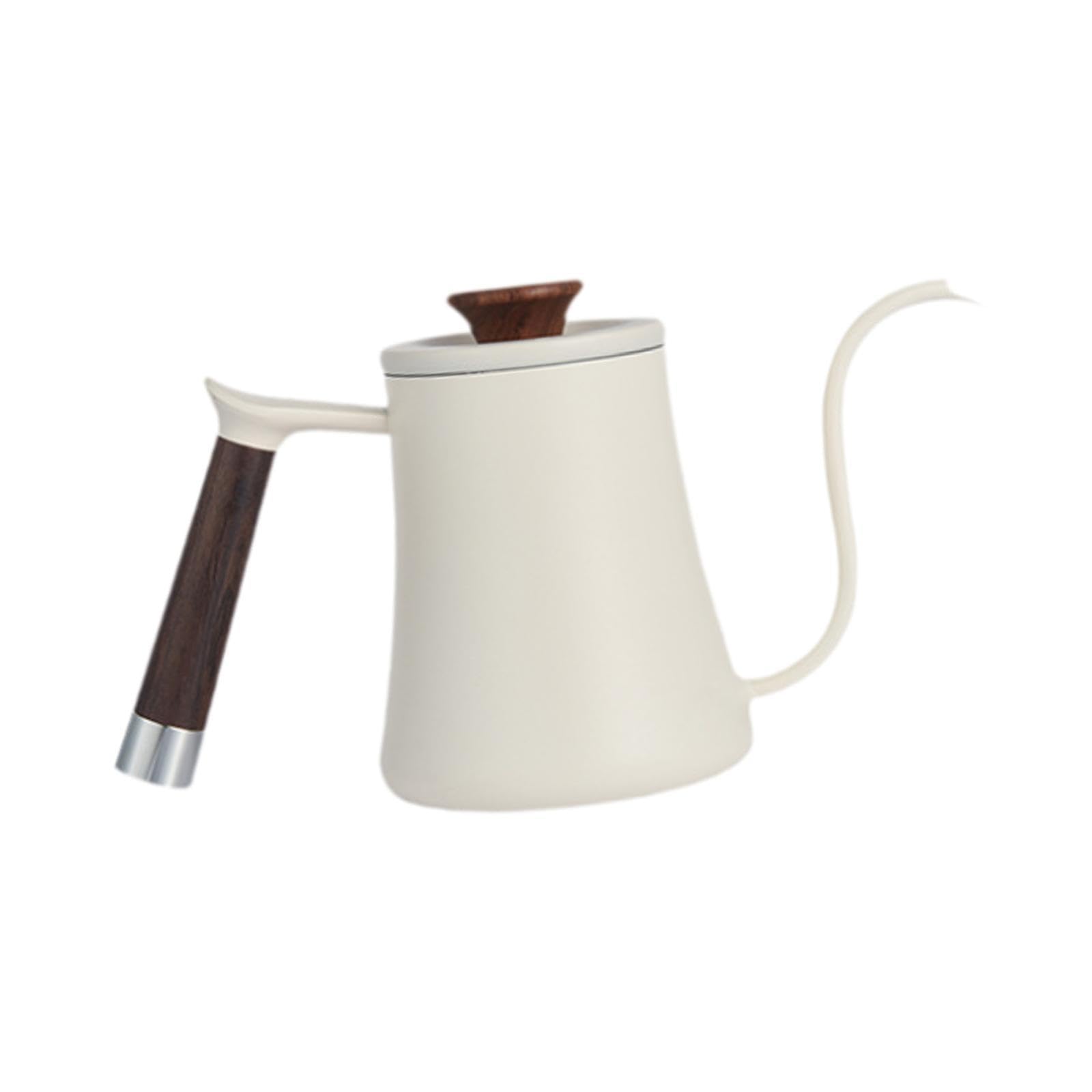 BNF Coffee Kettle Gooseneck Kettle Spout Pot for Outdoor Indoor Cafe Shop Picnic Beige 350ml | Home & Garden | Kitchen, Dining & Bar | Small Kitchen Appliances | Coffee & Tea Makers | Tea Kettles 4