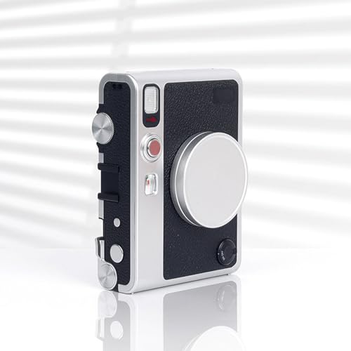 Cubierta protectora para lente de aluminio para cámara Instax Mini EVO, color plateado miniatura 2