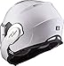 LS2 Casco de moto VALIANT Blanco, Blanco, XL