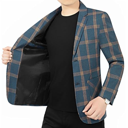 Blazer à revers homme de style rétro - Coupe ajustée premium - 4