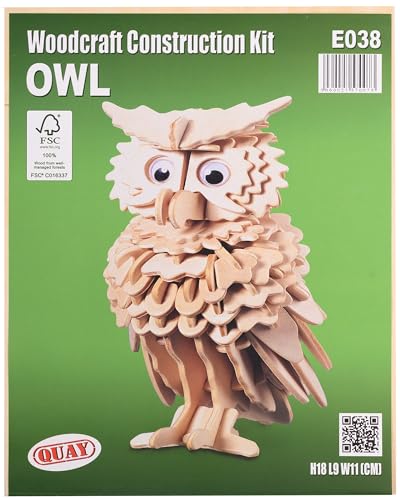 Quay Owl Woodcraft Construction Kit FSC
