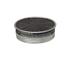 MSA 464031 Comfo Respirator Cartridge - Organic Vapors GMA OV, Quantity 10 per Pack, Chemical and Combination Air-Purifying Respirator Cartridge, NIOSH-Certified