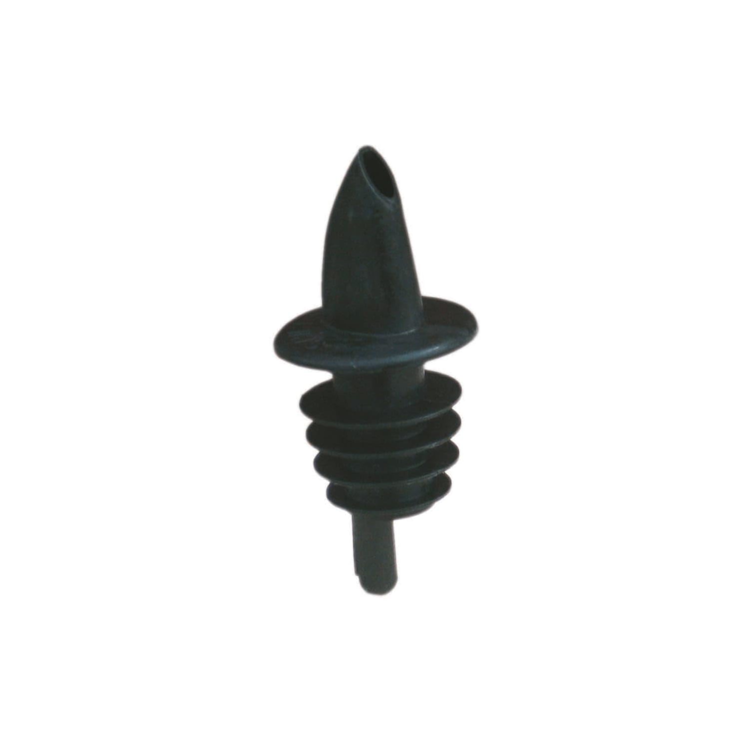 Spill-Stop 350-08 Black Plastic Pourer - Dozen
