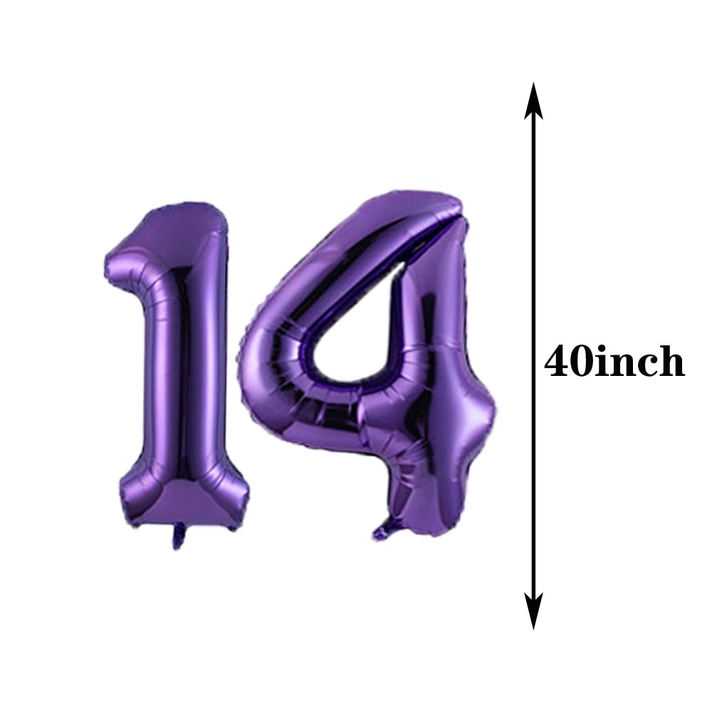 Amazon.com: ZSNWGZ Sweet 14th Birthday Decorations Party Supplies 