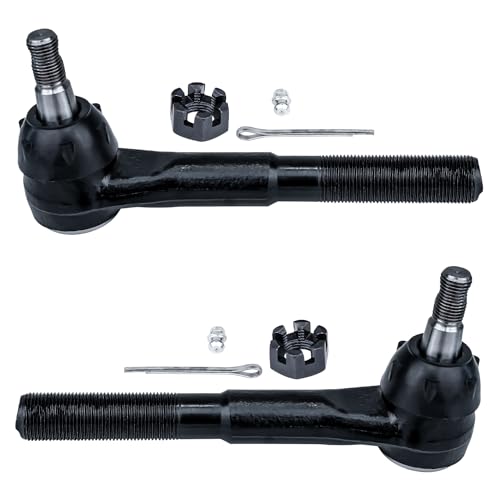 Detroit Axle - 2 Front Outer Tie Rods for 2WD 1999-2007 Ford F-250 F-350 Super Duty Truck, 2000-2005 Excursion, Outer Tie Rod Ends Replacement 2001 2002 2003 2004