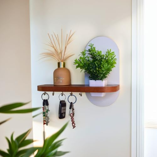 Porte-clés pour la maison InoSlashed avec pot de fleurs artificielles - 2