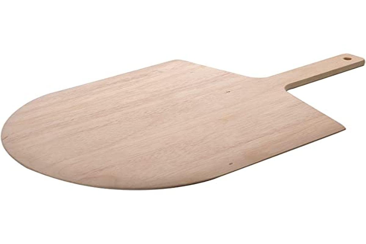 Tramontina Sustainable Wooden Pizza Peel - Short Handle (55cm) | Pizza Oven Tool Accessory