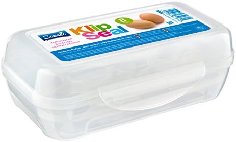 Klip Seal BPA Free 8 Cup Tray Egg Eggs Food Storage Box Container