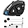 Moman Motorcycle Helmet Headset Speaker, RS-S Motorbike Helmet Headphone HiFi/Noise Cancellation/Auto Answer/FM Radio/AI Voice/IPX6 Waterproof with 2 Type Mics Earphone for All Helmets and Solo Riding