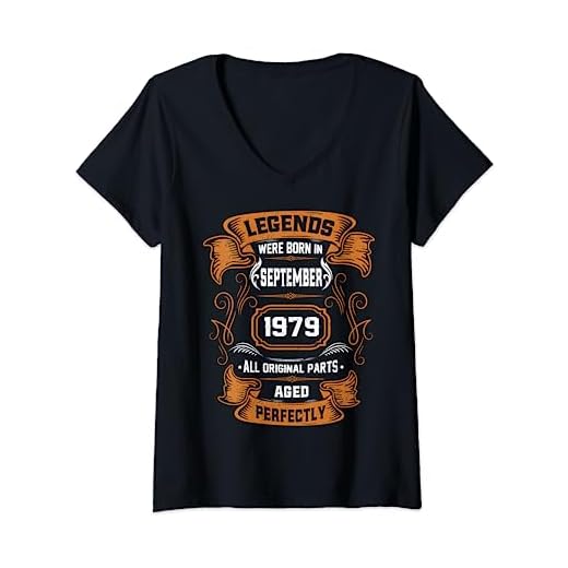 Las leyendas nacieron en septiembre de 1979 regalo de cumpleaños Camiseta Cuello V