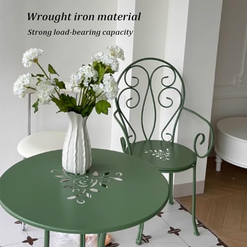 Table d'appoint et chaises de jardin robustes pour extérieur et salon
