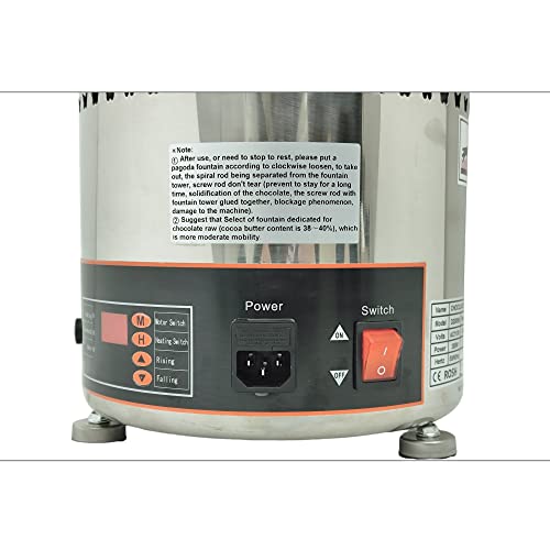 image for TECHTONGDA Electric Chocolate Fondue Fountain, 7 Tier Chocolate Meltin