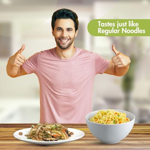 Image of Diahealth Diabetic Care Noodles, 200 Gms X Pack Of 2, Low Glycemix Index (22) & High Protein /Serv, Taste Just Like Regular Noodles, Ultra Low Carb, Pre-Biotic High Fibre, For Diabetics And Weight Loss