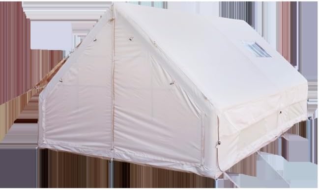 Camping Inflatable Tent, Classic Style, 12m² Extra Large Space, Wind and Rain Resistant, Sunshade and UV Protection