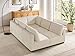 Arcrinte V Shaped Modular Sectional Sofa, 123.6