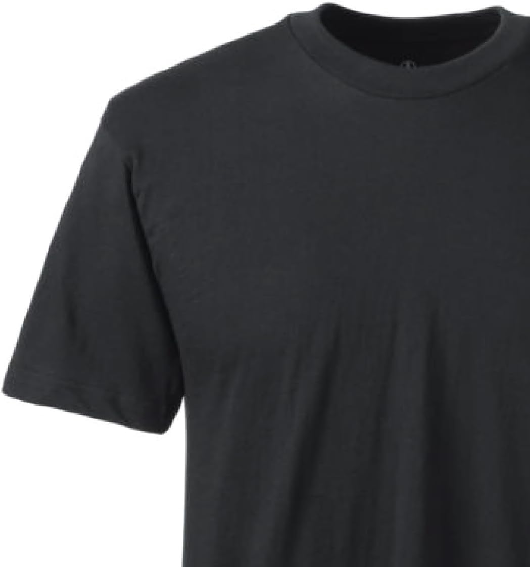 Lands' End Essentials Men's Crew Neck T-Shirt 3 Pack - Premium Cotton Tee, Casual Regular Fit