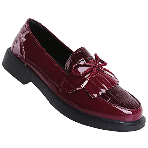 Image of VOCNTVY Loafers for Women Slip On Comfort Business Work Shoes