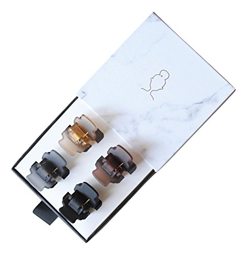 Extra Strong Grip!! Claw Hair Clips, Everclips, MADE IN FRANCE (Set of 4, Black/Gray/Brown/Sand)