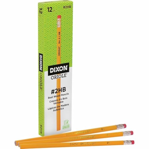 Lápices Dixon madera #2 grafito negro x12 miniatura 1