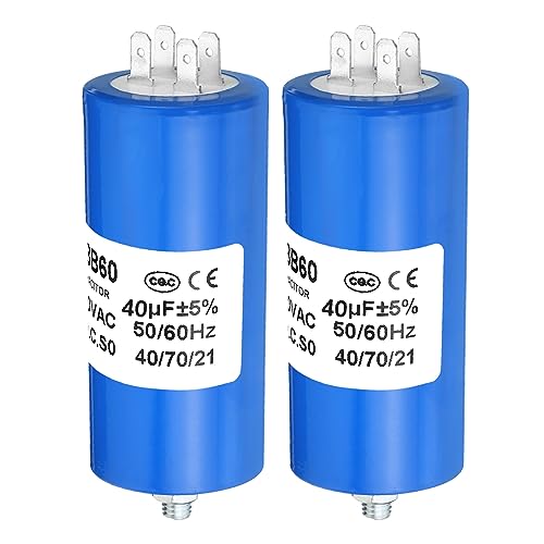 Condensateur de démarrage 40uf CBB60 pour moteur étoile machine à laver 250V