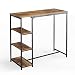 Produktbild Vicco Bartisch Bistrotisch Küchentisch Fyrk 120x50cm mit 3 Ablagen Stehtisch