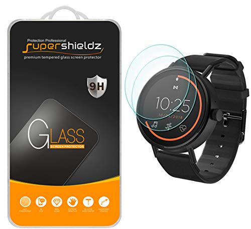 (2 Pack) Supershieldz for Misfit Vapor 2 (46mm) Tempered Glass Screen Protector, 0.33mm