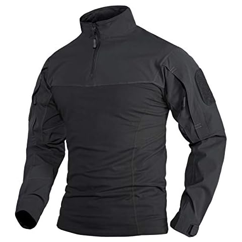 TACVASEN Men's Tactical Long Sleeve Shirt Cover