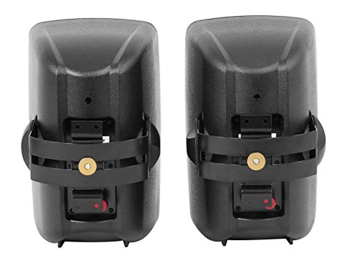 Rockville (6) Black 5.25\" Commercial Wall Speakers+Receiver for Restaurant/Office/Cafe/Bar