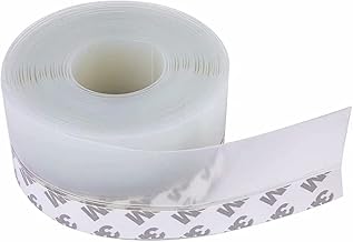Maraxis- Window Seal Silicone Sealing Tape for Door Draft Stopper Adhesive Tape for Doors Windows and Shower Glass Gaps (Transparent-45mm-10Feet-3 Meter)