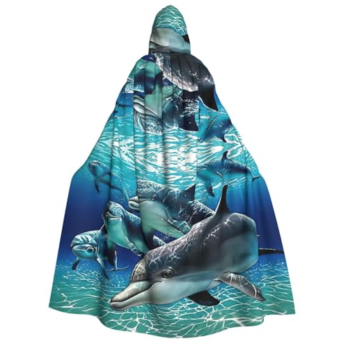 Cape de carnaval avec capuche style sorcière pour soirées déguisées