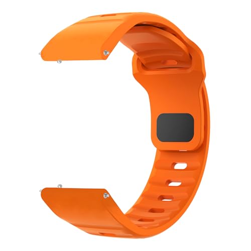 Image of ACM Watch Strap Sports Silicone Belt compatible with Universal 22mm Size Replacement Strap Smartwatch Breatheable Band