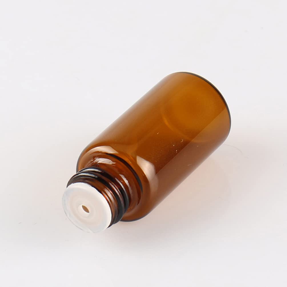 100 Pièces Mini 5ml Bouteilles en Verre D'huile Essentielle avec Orifice Réducteur, Flacons en Verre Vides apour Huiles Essentielles Aromathérapie
