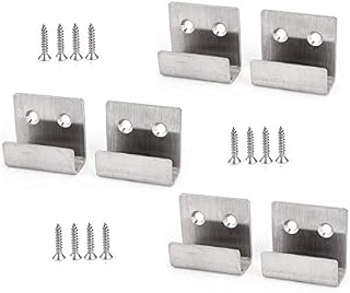 Rannb Stainless Steel Wall Hanger Fastener Bracket for Ceramic Tile Display- Pack of