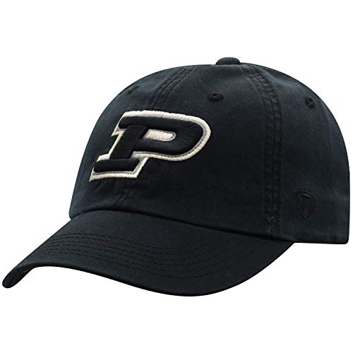 Top Of The World Purdue Boilermakers Men's Relaxed Fit Adjustable Hat Team Color Primary Icon, Adjustable #TOP4