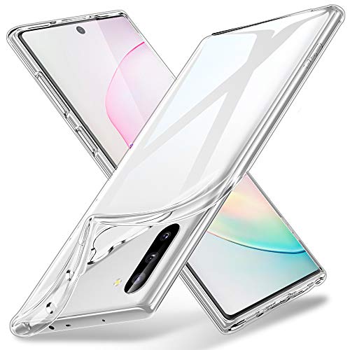 ESR Essential Zero Compatible with Galaxy Note 10 Case, Made with Slim, Clear, and Soft TPU, Flexible Silicone Case for The Samsung Galaxy Note 10 6.3-inch (2019), Jelly Clear